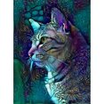 thumbnail image 1 of Cuadros Decorativos Kits de pintura de diamante DIY de gato azul taladro cuadrado completo arte de mosaico decoraciones para el hogar JShteea Nuevos Originales, 1 of 5