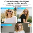 thumbnail image 3 of AI smart glasses, supporting real-time translation in 160 languages, equipped with GPT chat system, multi-functional audio glasses suitable for both men and women, built-in microphone and speaker,, 3 of 5