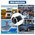 thumbnail image 3 of Unique Bargains 2pcs 12mm 0.47' Car Self Locking Push Button Switch On/Off Switch Interior 12V 4 Pin Round Blue Light, 3 of 7