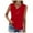 Red, variant on ZQUUVOU Tank Top For Women Button Down V Neck Summer Tops (Light Blue,M)