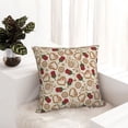 thumbnail image 6 of Pofeuu Valentine'S Day Rose Print Double-sided plush pillowcase Square Throw Pillow Covers Pillows Cover for Living Room Bedroom Sofa Couch Cushion Cover（No pillow core）-24"x24", 6 of 7