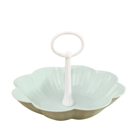 

BMForward European One Layer Fruit Tray Cake Rack Fruit Layered Tray Multifunctional Bird Feeder