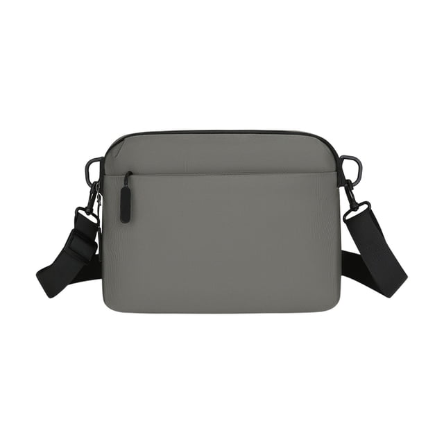 Green Nylon Sling Bag, Lightweight And Water-Resistant, Practical Storage For Essentials, Ideal For Outdoor Activities