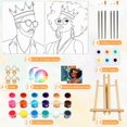 thumbnail image 3 of Kit de pintura Humyoun Couples, lienzo, 20 x 25 cm, paquete de 2, 3 of 6