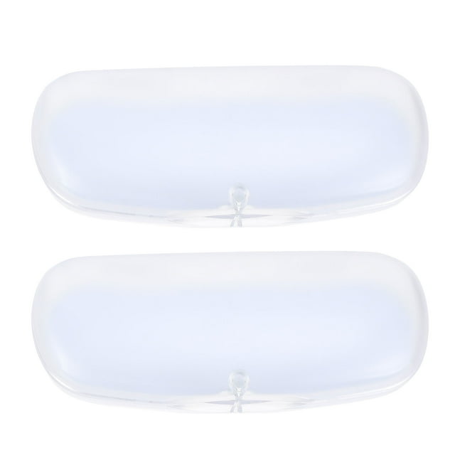Miangastore 2 Pcs Boîtes de Rangement Pratiques pour Lunettes Étuis Simples pour Lunettes (Transparent)