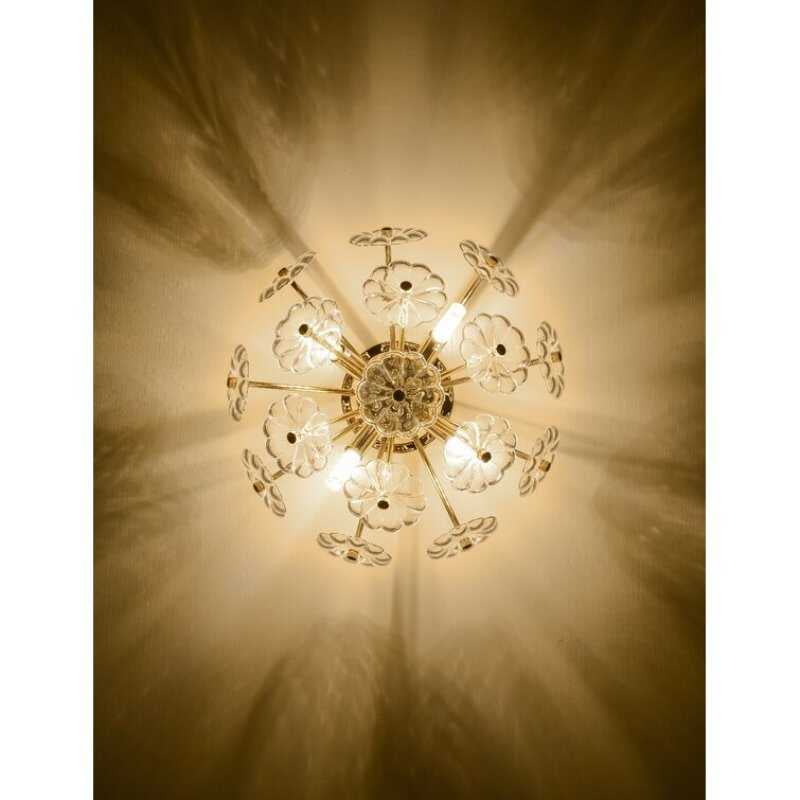Gold Flush Mount Ceiling Light