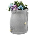 thumbnail image 1 of Good Ideas RWURN50-LIG 50 Gallon Rain Saver Wizard Barrel Urn, Light Granite, 1 of 11