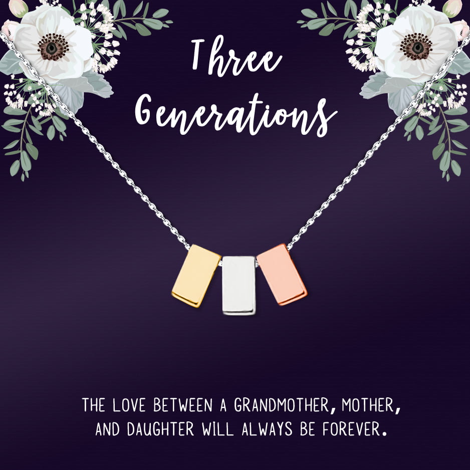 Generations Mother Daughter And Granddaughter Necklace – My Posh Shop