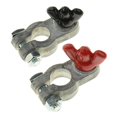thumbnail image 4 of T-H Marine Battery Terminal BE-EL-51006-DP 12 Volt; 3/8 Inch Positive Post; 5/16 Inch Negative Post; Wing Nut Style Connection; Color Coded; Corrosion Resistant, 4 of 5