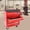 Red + Steel, variant on 5 Drawer Tool Chest with Wheels, Locking Steel Tool Storage Cabinet for Garage, 24.25x12.99x29.33 Inches, Red, Mobile Workshop Trolley