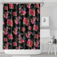 thumbnail image 2 of Waterproof Pioneer Shower Curtain 84x72 Inch Polyester Unique Colorful Floral Shower Curtain for Bathroom Hotel Home Decor with 12 Plastic Hooks, 2 of 5