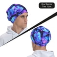 thumbnail image 6 of Xecao Skull flower star sky Print Knit Hat,Winter Beanie for Men Women, Beanie Soft Warm Ski Stocking Cuffed Cap, 6 of 7