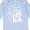thumbnail image 4 of Inktastic Little Surf Dude with Surfboard Boys Long Sleeve Baby Bodysuit, 4 of 5