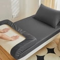 thumbnail image 1 of Cotton Fitted Sheet | Mattress Cover Protector | Breathable Bed Sheet for Dorm or Home | Stretchable Bottom Sheet with Deep Pocket | Smooth Fitted Bedding for Mattress Up To 4 Inches, 1 of 7