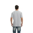 thumbnail image 3 of Zfeel Short Sleeve Crewneck T-Shirt, Men's 100% Cotton Super-Soft Blank Tee, Athletic Heather, XL, 3 of 6