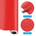 thumbnail image 4 of Uxcell Contact Paper, 16.4 Ft x 15.75 Inch Self Adhesive Wallpaper Peel and Stick, Red, 4 of 6