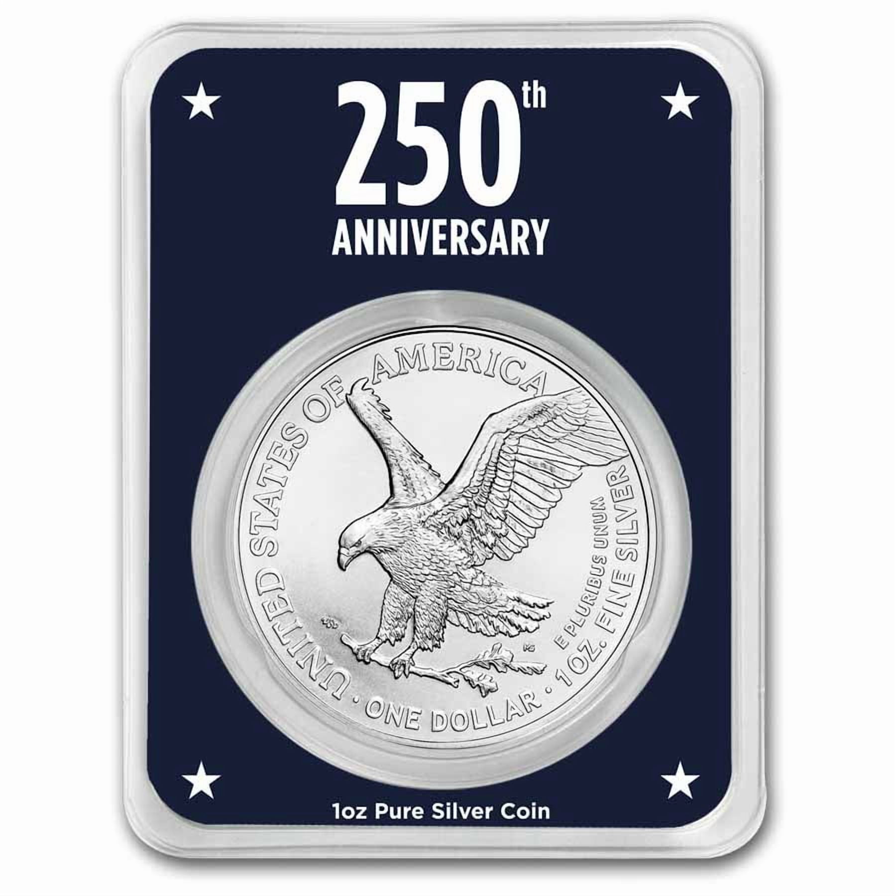 2026 1 oz American Silver Eagle - w/Betsy Ross Flag Card - Walmart.com