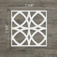 thumbnail image 2 of Ekena Millwork 7 3/8"W x 7 3/8"H x 3/8"T Extra Small Fleetwood Decorative Fretwork Wall Panels in Architectural Grade PVC, 2 of 10