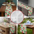thumbnail image 6 of Burlap Table Runner 36 Inches Long, Summer Tropical Watermelon Non-Slip Kitchen Table Runners for Dining Room Everyday Use Party Table Decorations Green White Buffalo Plaid, 6 of 9