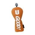 thumbnail image 1 of Fundas para cabezas de palos de golf Fundas para cabezas de madera de golf Funda protectora Moda Golf Madera U naranja, 1 of 9