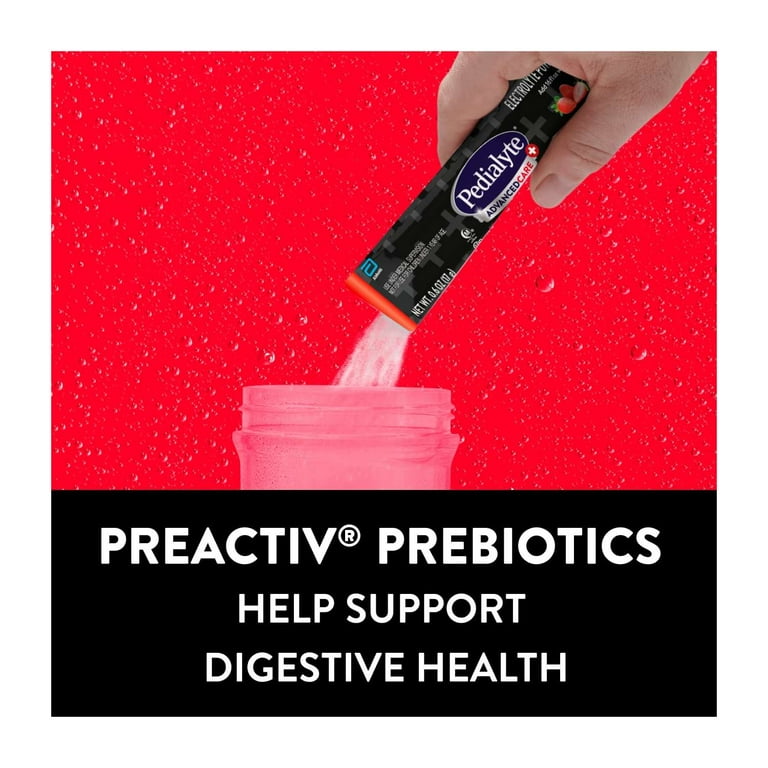 Pedialyte AdvancedCare Plus Electrolyte Powder, Strawberry Freeze, 36 Pack photo 5