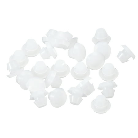 

Uxcell 50pack Silicone Plugs Rubber Round Snap in Locking Hole Plugs Waterproof Hole Plug for 5-5.5mm Hole Translucent