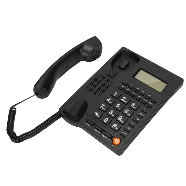 Teléfono fijo de hotel,L019 Teléfono fijo de hotel Teléfono de escritorio doméstico Durabilidad probada en el tiempo