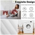 thumbnail image 7 of Boanket Outdoor Pillow Covers 24 x 24 Inches, Red Christmas Plaid Waterproof Throw Pillow Cover Set of 2, Snowman Elk Balls Snowflake Xmas Decorative Square Cushion Covers for Patio/Tent/Couch/Garden, 7 of 7