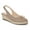 tawny, variant on Womens Closed Toe Espadrilles Wedges Shoes Platform Slingback Mid Low Heel Canvas Bow Dress Sandals