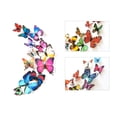 thumbnail image 1 of Three-dimensional Simulation  Butterflies  Wall  Sticker Magnet Design Reusable Colorful Household Furniture Decorative Accessories, 1 of 9