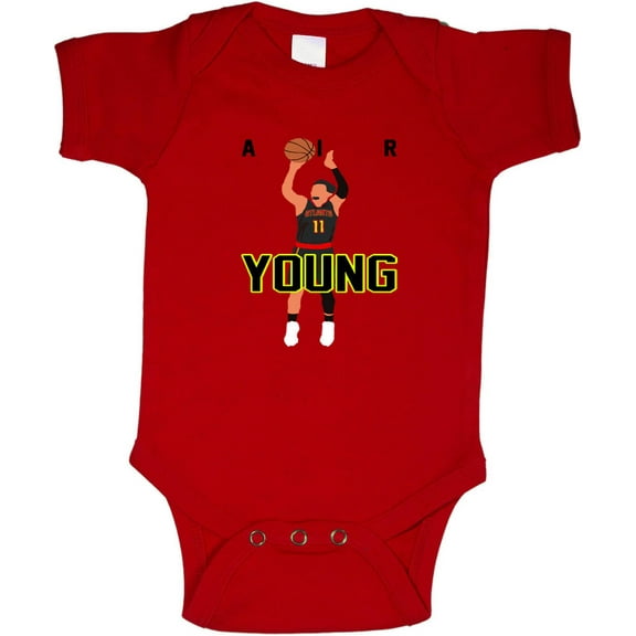 RED Trae Young Hawks AIR Baby 1 Piece