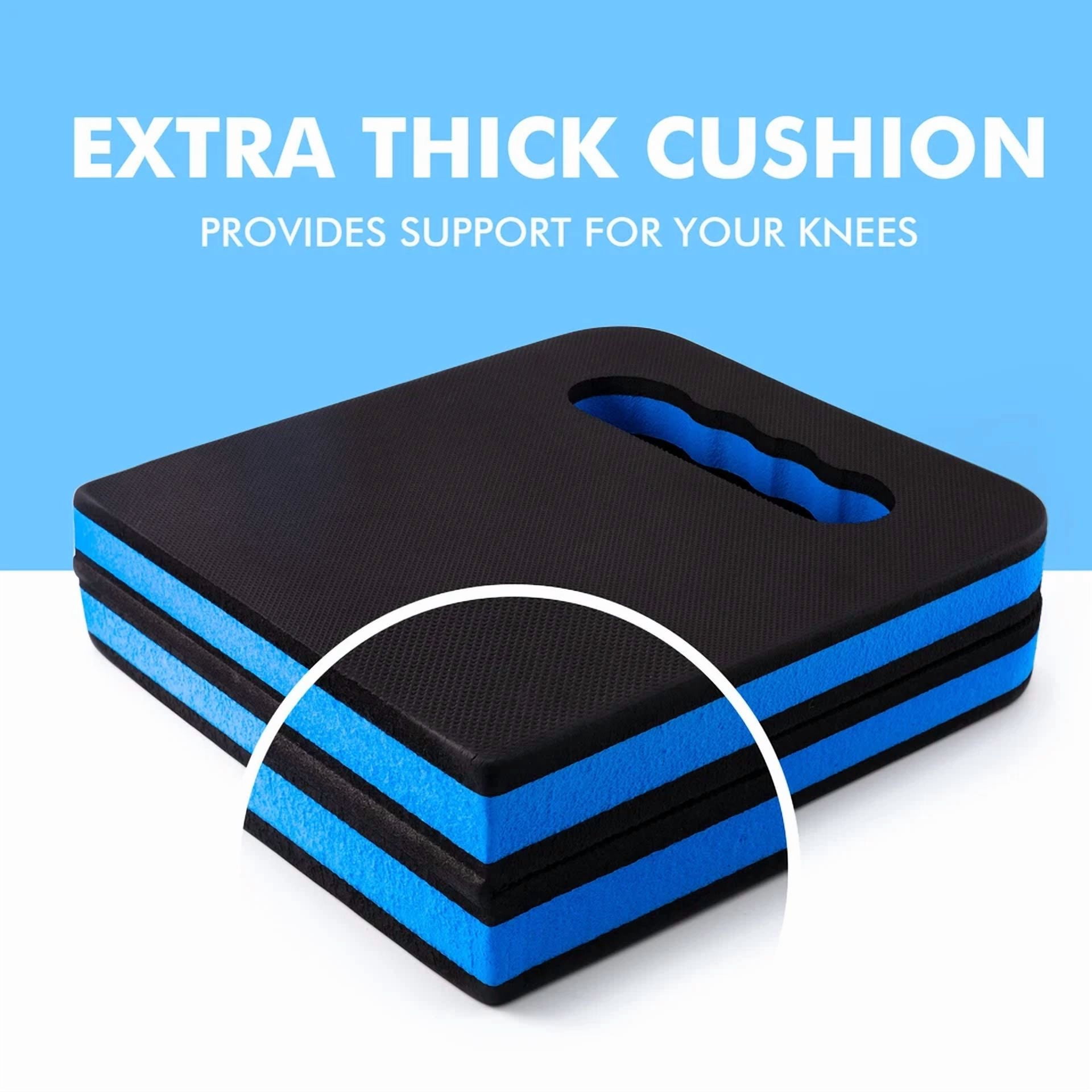 CIRCLE- Kneeling Pad With Carrying Handles, Extra Thick Foam Cushioning Mat For Knee Set
