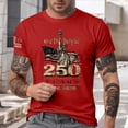 thumbnail image 2 of Leey-World 250th Anniversary Shirts 250th Anniversary USA Shirts for Men American Flag T-Shirt 4th of July Shirt 250 Years Birthday Patriotic Tops(Red,L), 2 of 5