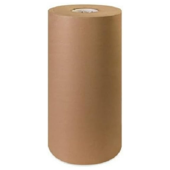 18" Wide x 1200' Long 30lb Thickness Brown Paper Roll For Packing, Shipping, Gift Wrapping , Cushioning Void Fill Rolls 100% Recycled Material