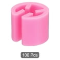 thumbnail image 3 of Marcadores de ropa Uxcell, etiquetas en blanco, adecuadas para varilla de 3.5 mm para codificación de color de prendas, paquete de 100, 3 of 5