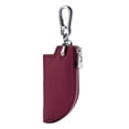thumbnail image 3 of jinwen Car Key Case Full Protection Universel Voiture Accessoires Porte-Clés Fermeture Éclair Cas Rouge Rouge, 3 of 9