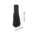 thumbnail image 2 of LEEYNEERUkulele Bag Guitar Case Padded Mini Cases Instrument String Storage Strap Thick Sponge Concert Hawail Carrying Backpack, 2 of 6