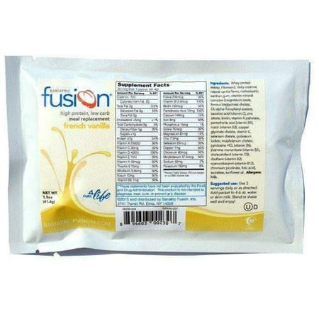 Bariatric Fusion Meal Replacement Single Serving Packet - French