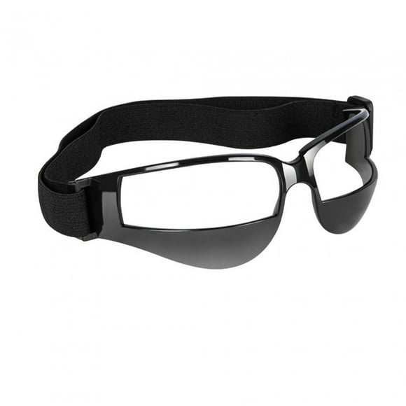 Basketball Glasses Sports Dribble Specs Adjustable Elastic Strap, Comfortable Goggles Protective Wearable Team Training Aid Safety Eyewear Black