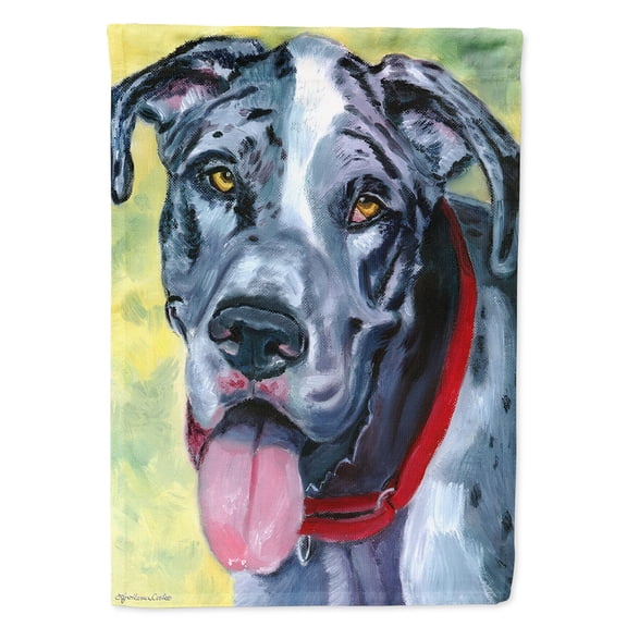 Great Dane Apollo Flag Canvas House Size