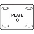 thumbnail image 5 of Manufacturer Varies Swivel NSF-Listed Plate Caster,Poly,4 in.,250 lb. 1G096, 5 of 5