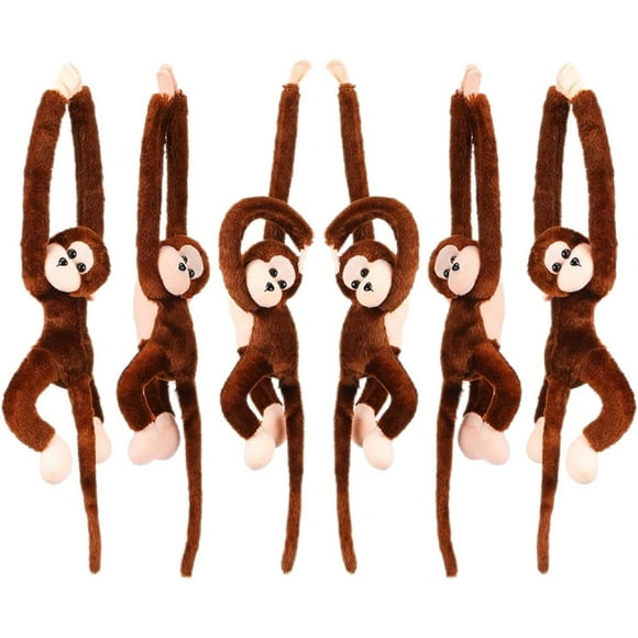 Stuffed Animal Monkey 6Pcs 24 Inch Long Arm Monkey Plush Toy Stuffed Animal Monkey Cute Home Decor Birthday Christmas Gifts