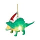 thumbnail image 2 of Colgante acrílico para árbol de Navidad - Adornos de dinosaurios y aviones - Adornos navideños en pack de 2, 2 of 2