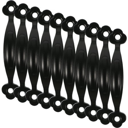 10 Pcs Antique Cabinet Knob Handles Pulls Kitchen Drawer Black