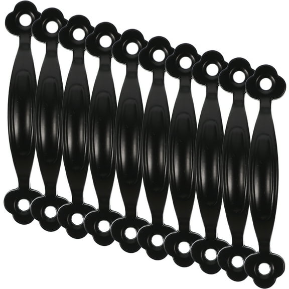 10 Pcs Antique Cabinet Knob Handles Pulls Kitchen Drawer Black