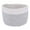White Grey L, variant on Unique Bargains Woven Storage Basket Bin with Handle for Clothes Home Decor White Grey L
