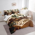 thumbnail image 3 of Castle Fairy Cheetah Animal Bedding Comforter Set,Old Fashion Full Bedding Set, 3 of 8