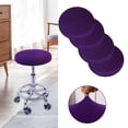 thumbnail image 3 of serony Coussin de Tabouret de Bar Rond Durable Carré Extensible Doux Lavable pour Housse de Chaise Roulante 12-18 Pouces Violet, 3 of 9