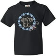 thumbnail image 3 of Inktastic Alaska Girl Forget-Me-Not Flower Youth T-Shirt, 3 of 5