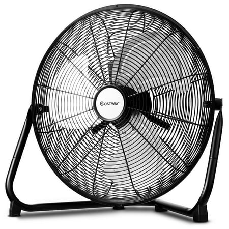- Costway 16'' High Velocity Fan Commercial Industrial Grade 3-Speed Floor Fan 360 degree